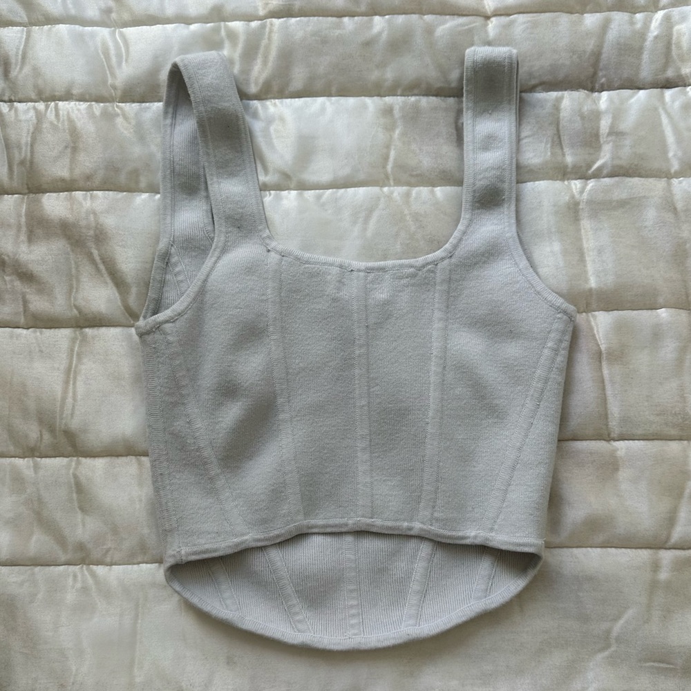 - Aritzia Babaton
Sculpt Knit Bustier Tank - Picture 6 of 6
